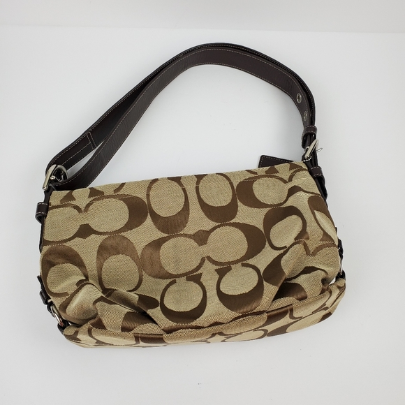 Coach Brown Signature Hobo Bag - Picture 2 of 4